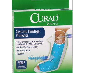 Curad Cast Protectors Adult Leg, Waterproof