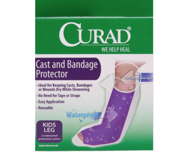 Curad Cast Protectors Kids Leg, Waterproof